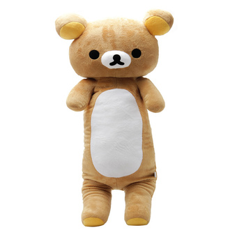 Rilakkuma ตุ๊กตาหมอนข้าง ขนาด 76 ซม.- สีน้ำตาล