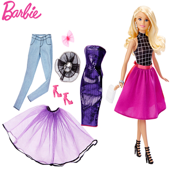 Barbie Fashion Mix N Match Doll รุ่น DJW57 (สีชมพู)