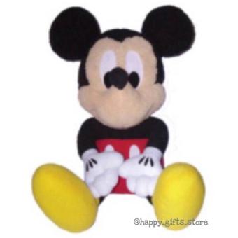 Disney ตุ๊กตา Mickey มิกกี้ เมาส์ ขนาด 14 นิ้ว (สีดำ/แดง)  (Red)