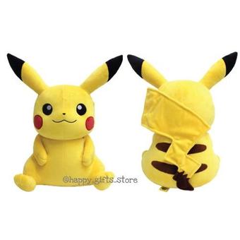 Pokemon  Pikachu ตุ๊กตา  โปเกม่อน ปิกาจู ท่านั่ง 7 นิ้ว ( สีเหลือง)(Yellow)