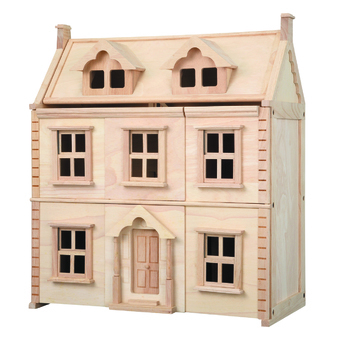 PlanToys Victorian Dollhouse บ้านตุ๊กตาแปลนทอยส์ วิคตอเรียน Wooden Toy ของเล่นไม้ เสริมสร้างจินตนาการ