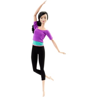 Barbie® Made To Move™ Doll - Purple Top
