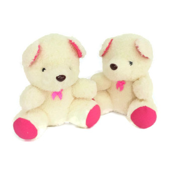 BABY C ตุ๊กตาหมีน้อย แพ็คคู่ (สีขาว)