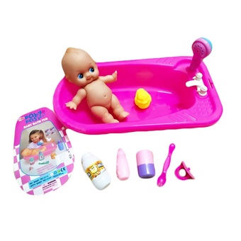 BanDekDek ของเล่นเด็ก ชุดตุ๊กตาอาบน้ำ