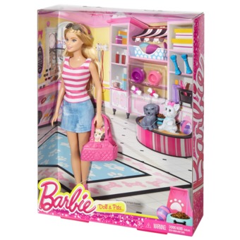 Barbie® Doll &amp; Pets Gift Set