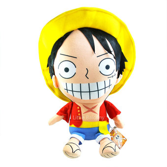 One Piece ตุ๊กตาลูฟี่ Luffy ขนาด11 นิ้ว จากการ์ตูนวันพีซ One Piece ลิขสิทธิ์แท้