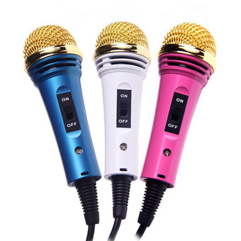 Mini Microphone มินิไมโครโฟน ( สีฟ้า )