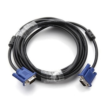 G-tech VGA Cable สายยาว5เมตร M/M(หัวสีน้ำเงิน สายดำ)