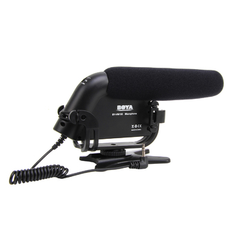 Boya BY-VM190 Hot Shotgun Microphone - Black