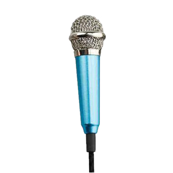Vibe mini microphone ไมโครโฟนจิ๋วคาราโอเกะ สำหรับมือถือ - (Blue)