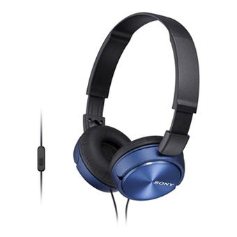 Sony หูฟังแบบครอบหู รุ่น MDRZX310APL (สีฟ้า) + ไมค์