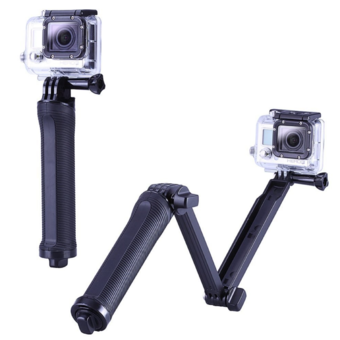 XTREME ไม้เซลฟี่สำหรับกล้อง Action Cam ทุกรุ่นปรับเปลี่ยนรูปแบบได้ 3 ทาง รุ่น XT-3WAY (สีดำ)