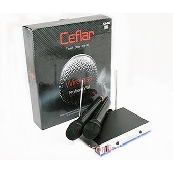 Ceflar ไมโครโฟนไร้สาย Wireless Microphone (Black) CM-002