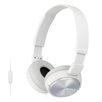 Sony หูฟังแบบครอบหู รุ่น MDRZX310APW (สีขาว) + ไมค์