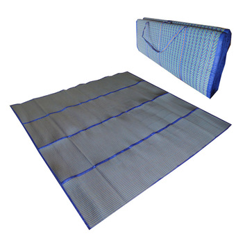 เสื่อพับยางพาราปิคนิกขนาด 2.0*1.8 เมตร จำนวน 1 ผืน (สีน้ำเงิน)(2x1.8M)