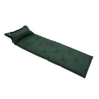 Outdoor Multifunction Inflatable Double Cushion Thickening Camping Mattress Pad Mat Waterproof Moisture-Proof Pad Mat Tent-Green