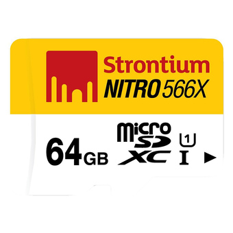 Strontium Nitro MicroSD UHS-1 85MB/s 64GB(STT-SRN64GTFU1R)