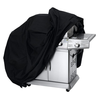 Waterproof Barbecue Grill Cover Outdoor Rain Charcoal Barbecue Grill Protector (Black)