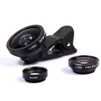 LIEQI Clip Lens LQ-001 Super Wide คลิปเลนส์กล้อง 3 in 1 (สีดำ)
