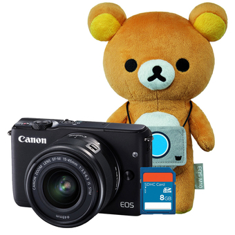 Canon EOS M10 Kit (EF-M15-45mm)(Black) x Rilakkuma Special Edition + SD 8 GB(ประกันศูนย์)