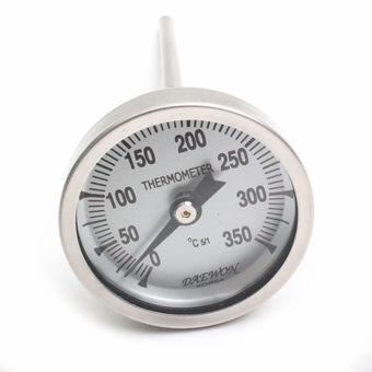 Pplus Smoker Grill Thermometer (Silver)