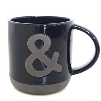 MANO แก้วกาแฟเซรามิคสีดำลาย"&""