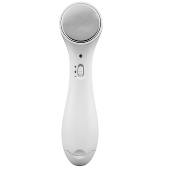 BestBuy Skin Care Vibration Iontophoresis Microcurrent Cleaning Beauty Facial Massage เครื่องนวดหน้ามินิแบบพกพา- White
