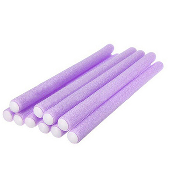 Buytra Curler Soft Foam Styling Hair Rollers (Purple)