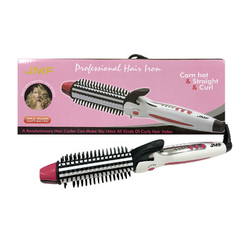 JMF Twosister เครื่องม้วนผม เครื่องหนีบผม หวีแกนร้อน โรลม้วนผม 3in1 รุ่น CDA-2216D (สีขาว)