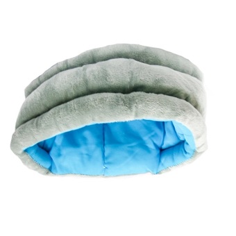 หมอนนอนงีบแบบรัดรอบหัว Travel Pillow (สีเทา/ฟ้า)