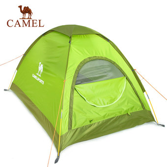 Camel Outdoor Caminp Hiking Travel Waterproof Two-person Tents Color Green - Intl