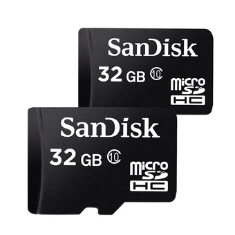 SanDisk Mirco SD SDHC Memory Card 32 GB (Black) เเพ็คคู่