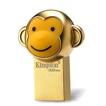 Kingston 32GB Digital USB 3.1 Flash Drive Gold Monkey U Disk Pendrive Memory Stick Storage - Intl