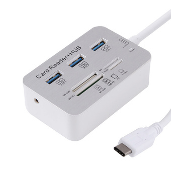 7 in 1 USB Type-C to USB 3.0 HUB Cable MS DUO M2 SD TF Card Reader HUB for Apple MacBook Air