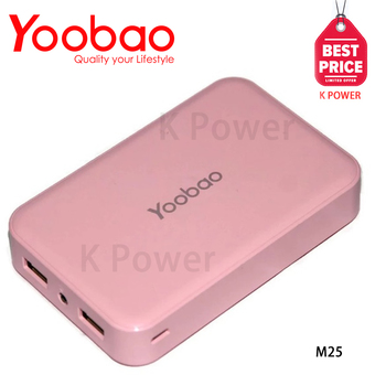 Yoobao แบตสำรอง 20000 mAh รุ่น Power Bank Ultra M25 (สีชมพู)