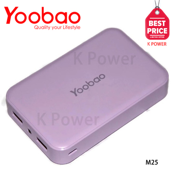 Yoobao แบตสำรอง 20000 mAh รุ่น Power Bank Ultra M25 (สีม่วง)