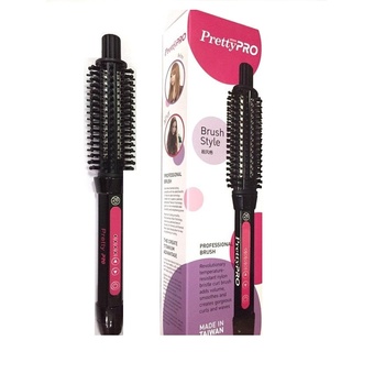 Pretty Pro Brush Style 4 in 1 ขนาด 26 mm. (สีชมพู)