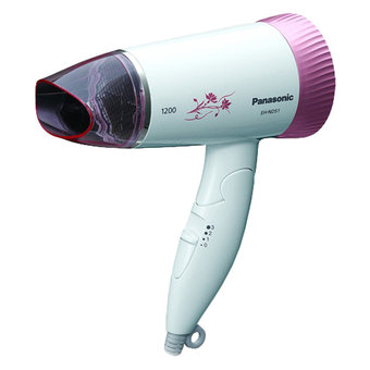 Panasonic Hair dryer ไดร์เป่าผม 1200 วัตต์ รุ่น EH-ND51 ระบบเสียงเงียบ (สีชมพู)