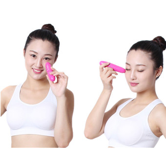 HengSong เครื่องรวดหน้า นวดขอบตา Face Lift and Eye Care Dark Circles Mini Massage Pen สีแดง