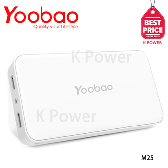 Yoobao แบตสำรอง 20000 mAh รุ่น Power Bank Ultra M25 (สีขาว)
