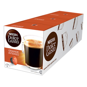 Nescafe Dolce Gusto Grande Intenso แคปซูลกาแฟ จำนวน 1 แพ็ค (รวม 3 กล่อง กล่องละ 16 แคปซูล)