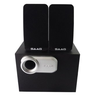 SAAG ลำโพง สเตอริโอ Micro 2.1 800W (สีดำ)