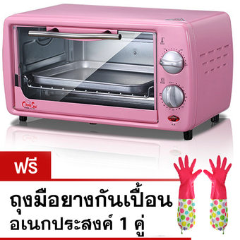 shop108 Mini Mutifunction Oven เตาอบไฟฟ้ามัลติฟังก์ชั่นคุณภาพสูง 650W ขนาด 12L แถมฟรี ถุงมือยางกันเปือน อเนกประสงค์