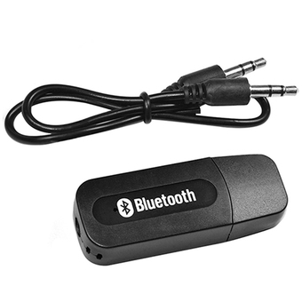 AUX Bluetooth Receiver Adapter ขนาด 3.5 mm (สีดำ)