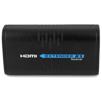 LKV373 100m HDMI Extender Receiver with LAN Interface - 100 - 240V (Black)