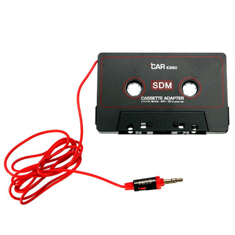 Car Cassette Tape Stereo Adapter for iPod iPhone MP3/4 AUX CD Player 3.5mm Jack (Black)
