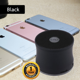 EWA ROSAN Waterproof Bluetooth Speaker รุ่น A1 ลำโพงบลูทูธกันน้ำ 90dB (Black)