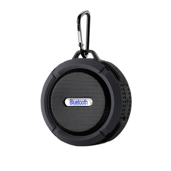 C6 Bluetooth Speaker ลำโพงบลูทูธกันน้ำ สีดำ
