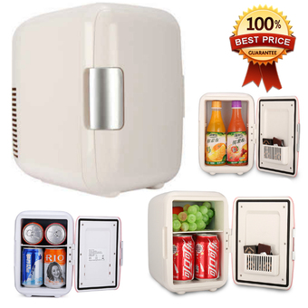 Hot item 4L Mini Refrigerator ตู้เย็นมินิแบบพกพา 4 ลิตร - White Series