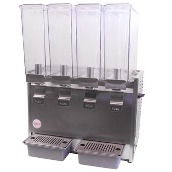 Qualitat Quencher Cold Dispenser C084 ควอลิแทต เครื่องจ่ายน้ำหวาน 8 ลิตร 4 โถ